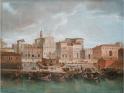 Dipinto: Pair of fluvial views: The Port of Ripetta (I)